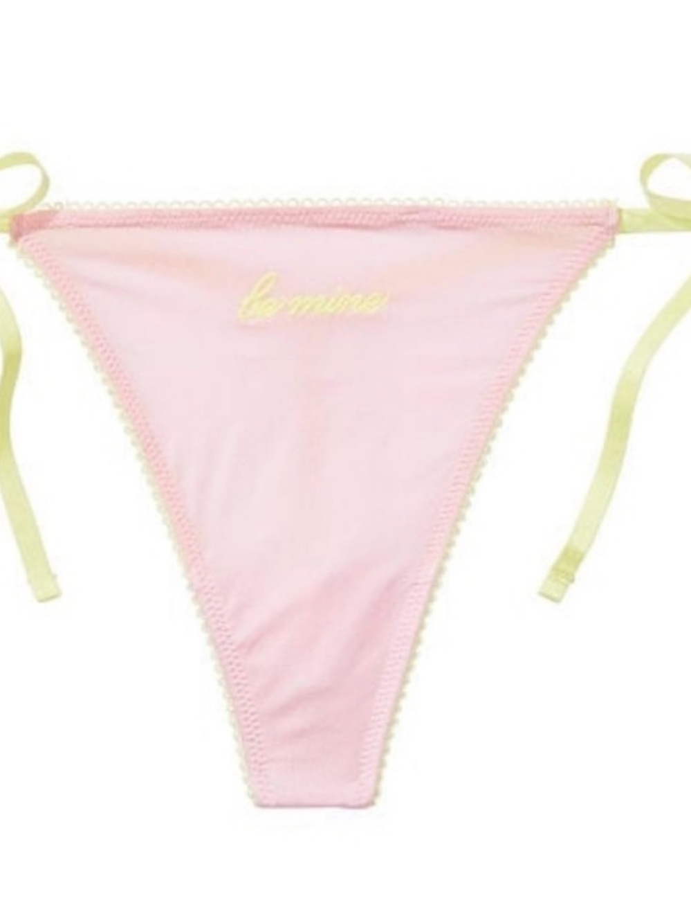 Victoria's secret side-tie be mine v-string tease valentines panty ONE SIZE!